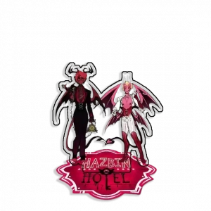 Standing Sign For Hazbin Hotel Millie Angel Dust Acrylic Desktop Stand Decorating Self Made Custom Charm Phone Personalized, Keychain, Mô Hình Đứng Standee Anime,  In 2 Mặt, Cao 6cm, Trang Trí Decor Bàn Học, Balo
