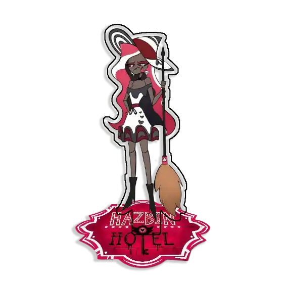 Standing Sign For Hazbin Hotel Millie Angel Dust Acrylic Desktop Stand Decorating Self Made Custom Charm Phone Personalized, Keychain, Mô Hình Đứng Standee Anime, In 2 Mặt, Cao 6cm, Trang Trí Decor Bàn Học, Balo 2 Standing Sign For Hazbin Hotel Millie Angel Dust Acrylic Desktop Stand Decorating Self Made Custom Charm Phone Personalized, Keychain, Mô Hình Đứng Standee Anime, In 2 Mặt, Cao 6cm, Trang Trí Decor Bàn Học, Balo - Ảnh 2