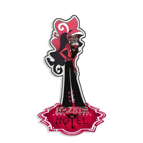 Standing Sign For Hazbin Hotel Millie Angel Dust Acrylic Desktop Stand Decorating Self Made Custom Charm Phone Personalized, Keychain, Mô Hình Đứng Standee Anime, In 2 Mặt, Cao 6cm, Trang Trí Decor Bàn Học, Balo 3 Standing Sign For Hazbin Hotel Millie Angel Dust Acrylic Desktop Stand Decorating Self Made Custom Charm Phone Personalized, Keychain, Mô Hình Đứng Standee Anime, In 2 Mặt, Cao 6cm, Trang Trí Decor Bàn Học, Balo - Ảnh 3