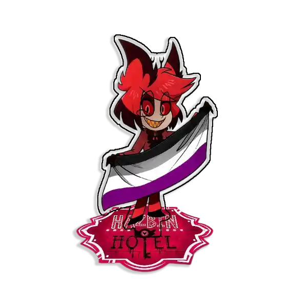 Standing Sign For Hazbin Hotel Vaggie Charlie Husk Acrylic Desktop Stand Decorating Self Made Custom Charm Phone Personalized, Keychain, Mô Hình Đứng Standee Anime, In 2 Mặt, Cao 6cm, Trang Trí Decor Bàn Học, Balo 2 Standing Sign For Hazbin Hotel Vaggie Charlie Husk Acrylic Desktop Stand Decorating Self Made Custom Charm Phone Personalized, Keychain, Mô Hình Đứng Standee Anime, In 2 Mặt, Cao 6cm, Trang Trí Decor Bàn Học, Balo - Ảnh 2