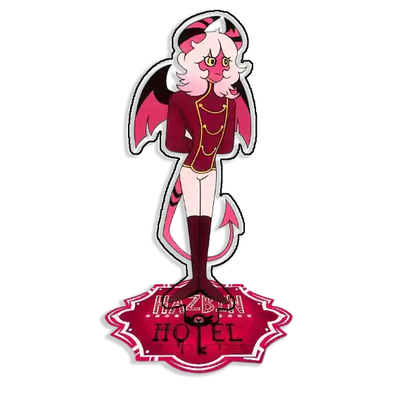 Standing Sign For Hazbin Hotel Velvet Verosika Mayday Acrylic Desktop Stand Decorating Self Custom Charm Phone Personalized, Keychain, Mô Hình Đứng Standee Anime, In 2 Mặt, Cao 6cm, Trang Trí Decor Bàn Học, Balo 5 Standing Sign For Hazbin Hotel Velvet Verosika Mayday Acrylic Desktop Stand Decorating Self Custom Charm Phone Personalized, Keychain, Mô Hình Đứng Standee Anime, In 2 Mặt, Cao 6cm, Trang Trí Decor Bàn Học, Balo - Ảnh 5