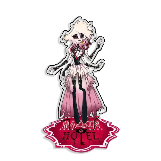 Standing Sign For Hazbin Hotel Velvette Sir Pentious Acrylic Desktop Stand Decorating Self Custom Charm Phone Personalized, Keychain, Mô Hình Đứng Standee Anime, In 2 Mặt, Cao 6cm, Trang Trí Decor Bàn Học, Balo 5 Standing Sign For Hazbin Hotel Velvette Sir Pentious Acrylic Desktop Stand Decorating Self Custom Charm Phone Personalized, Keychain, Mô Hình Đứng Standee Anime, In 2 Mặt, Cao 6cm, Trang Trí Decor Bàn Học, Balo - Ảnh 5