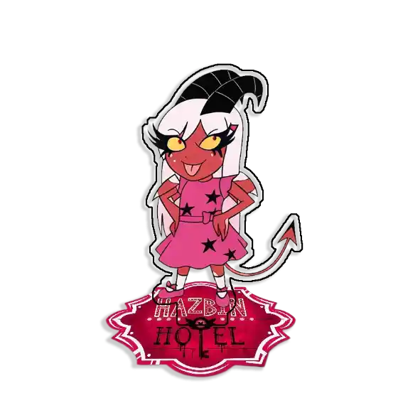 Standing Sign For Hazbin Hotel Vox Vaggie Katiekilljoy Acrylic Desktop Stand Decorating Self Custom Charm Phone Personalized, Keychain, Mô Hình Đứng Standee Anime, In 2 Mặt, Cao 6cm, Trang Trí Decor Bàn Học, Balo 1 Standing Sign For Hazbin Hotel Vox Vaggie Katiekilljoy Acrylic Desktop Stand Decorating Self Custom Charm Phone Personalized, Keychain, Mô Hình Đứng Standee Anime, In 2 Mặt, Cao 6cm, Trang Trí Decor Bàn Học, Balo