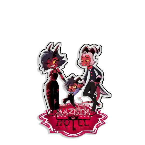 Standing Sign For Hazbin Hotel Vox Vaggie Katiekilljoy Acrylic Desktop Stand Decorating Self Custom Charm Phone Personalized, Keychain, Mô Hình Đứng Standee Anime, In 2 Mặt, Cao 6cm, Trang Trí Decor Bàn Học, Balo 2 Standing Sign For Hazbin Hotel Vox Vaggie Katiekilljoy Acrylic Desktop Stand Decorating Self Custom Charm Phone Personalized, Keychain, Mô Hình Đứng Standee Anime, In 2 Mặt, Cao 6cm, Trang Trí Decor Bàn Học, Balo - Ảnh 2