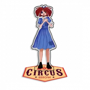 Standing Sign For The Amazing Digital Circus Pomni Kinger Zooble Acrylic Selfmade Cute Anime Custom Charm Phone Personalized, Keychain, Mô Hình Đứng Standee Anime,  In 2 Mặt, Cao 6cm, Trang Trí Decor Bàn Học, Balo