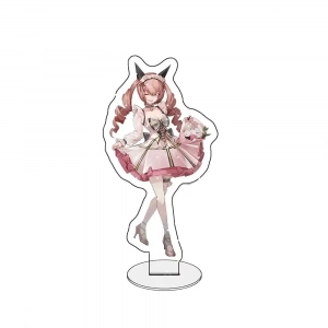 Steins;gate Makise Kurisu 1 Acrylic Stand Keychain Red Dress Anime Figure Bag Pendant Custom Charm Phone Personalized, Keychain, Mô Hình Đứng Standee Anime, In 2 Mặt, Cao 6cm, Trang Trí Decor Bàn Học, Balo
