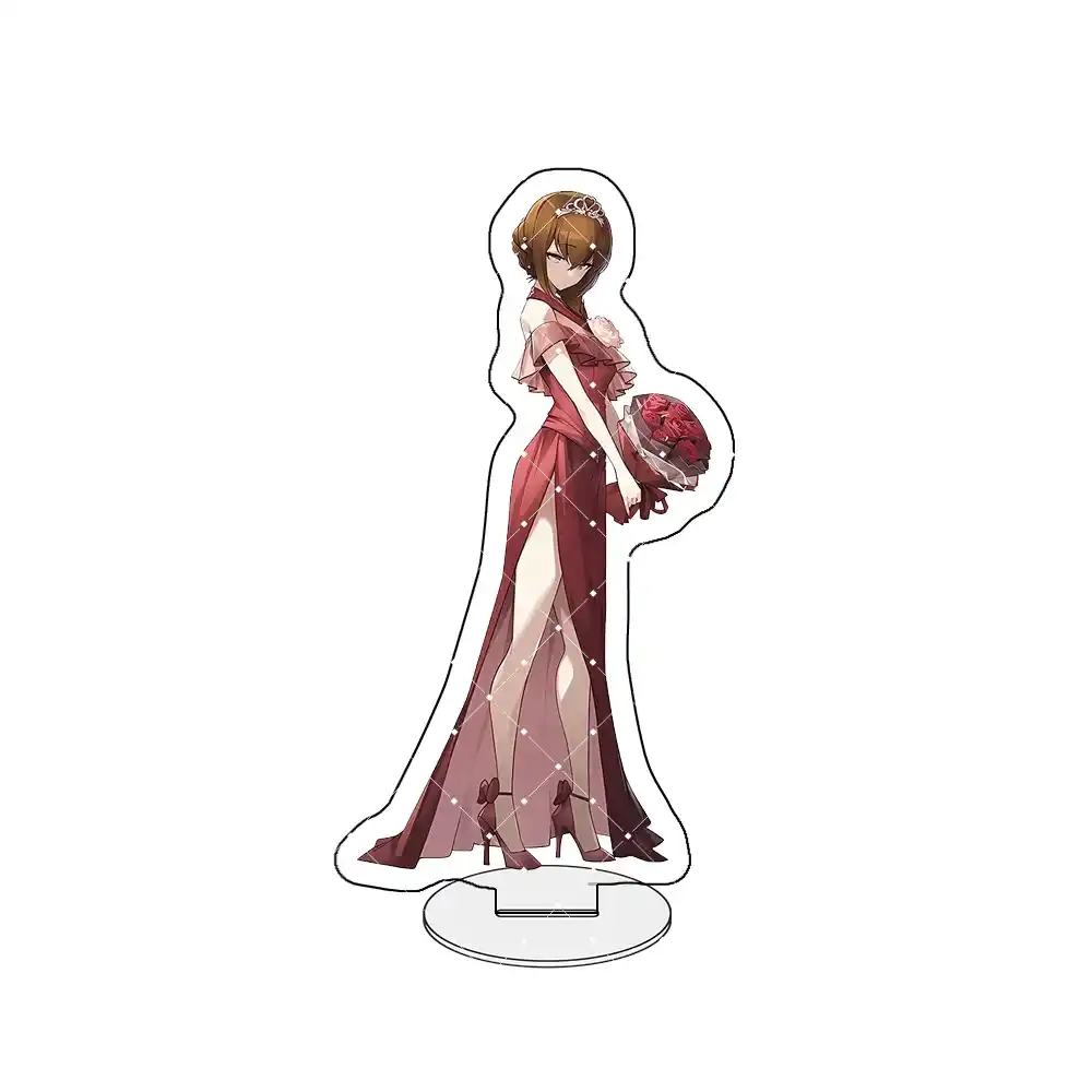 Steins;gate Makise Kurisu 1 Acrylic Stand Keychain Red Dress Anime Figure Bag Pendant Custom Charm Phone Personalized, Keychain, Mô Hình Đứng Standee Anime, In 2 Mặt, Cao 6cm, Trang Trí Decor Bàn Học, Balo 2 Steins;gate Makise Kurisu 1 Acrylic Stand Keychain Red Dress Anime Figure Bag Pendant Custom Charm Phone Personalized, Keychain, Mô Hình Đứng Standee Anime, In 2 Mặt, Cao 6cm, Trang Trí Decor Bàn Học, Balo - Ảnh 2
