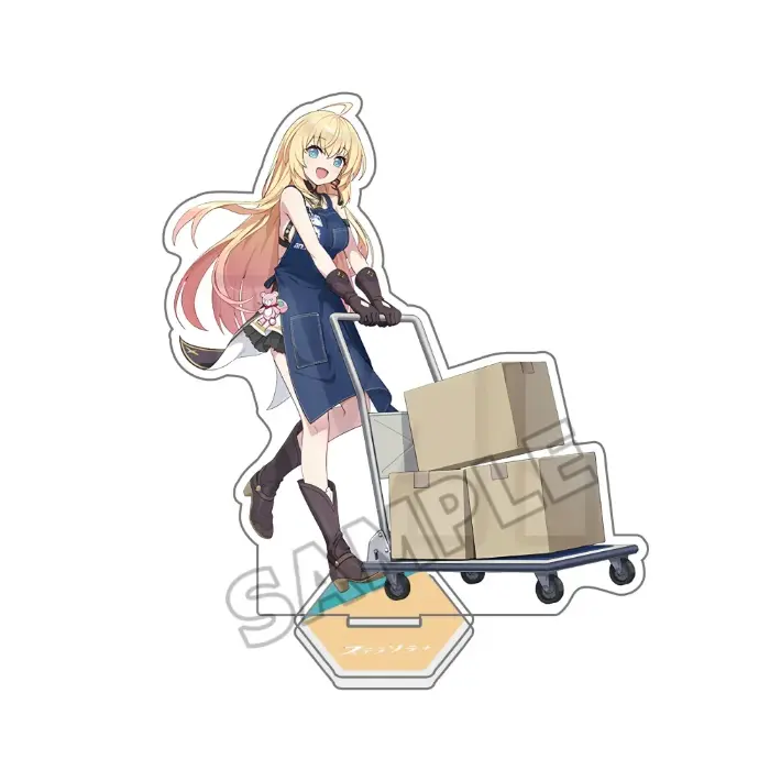 Stella Sora Anime Figure Acrylic Stand Keychain Set - Animate Staff Uniform Cosplay Merch Of Custom Charm Phone Personalized, Keychain, Mô Hình Đứng Standee Anime, In 2 Mặt, Cao 6cm, Trang Trí Decor Bàn Học, Balo 2 Stella Sora Anime Figure Acrylic Stand Keychain Set - Animate Staff Uniform Cosplay Merch Of Custom Charm Phone Personalized, Keychain, Mô Hình Đứng Standee Anime, In 2 Mặt, Cao 6cm, Trang Trí Decor Bàn Học, Balo - Ảnh 2