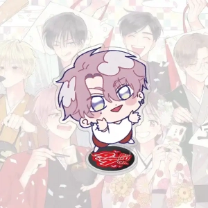 Tamon's B-side Fanmade Acrylic Standee & Keychain - Tamon Kirari Kento Taiga Orochi Chibi Custom Charm Phone Personalized, Keychain, Mô Hình Đứng Standee Anime, In 2 Mặt, Cao 6cm, Trang Trí Decor Bàn Học, Balo