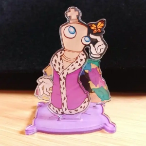 The Amazing Digital Kinger Caine Double Layer Acrylic Standee Cartoon Desk Display Ornament Custom Charm Phone Personalized, Keychain, Mô Hình Đứng Standee Anime, In 2 Mặt, Cao 6cm, Trang Trí Decor Bàn Học, Balo