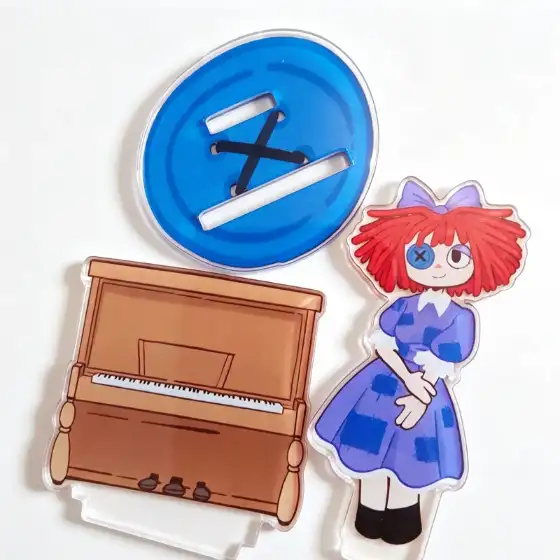 The Amazing Digital Ragatha Caine Double Layer Acrylic Standee Cartoon Desk Display Ornament Custom Charm Phone Personalized, Keychain, Mô Hình Đứng Standee Anime, In 2 Mặt, Cao 6cm, Trang Trí Decor Bàn Học, Balo 1 The Amazing Digital Ragatha Caine Double Layer Acrylic Standee Cartoon Desk Display Ornament Custom Charm Phone Personalized, Keychain, Mô Hình Đứng Standee Anime, In 2 Mặt, Cao 6cm, Trang Trí Decor Bàn Học, Balo