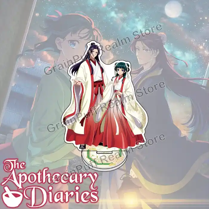 The Apothecary Diaries Anniversary Limited Edition – Maomao & Jinshi Acrylic Stand & Custom Charm Phone Personalized, Keychain, Mô Hình Đứng Standee Anime, In 2 Mặt, Cao 6cm, Trang Trí Decor Bàn Học, Balo 1 The Apothecary Diaries Anniversary Limited Edition – Maomao & Jinshi Acrylic Stand & Custom Charm Phone Personalized, Keychain, Mô Hình Đứng Standee Anime, In 2 Mặt, Cao 6cm, Trang Trí Decor Bàn Học, Balo