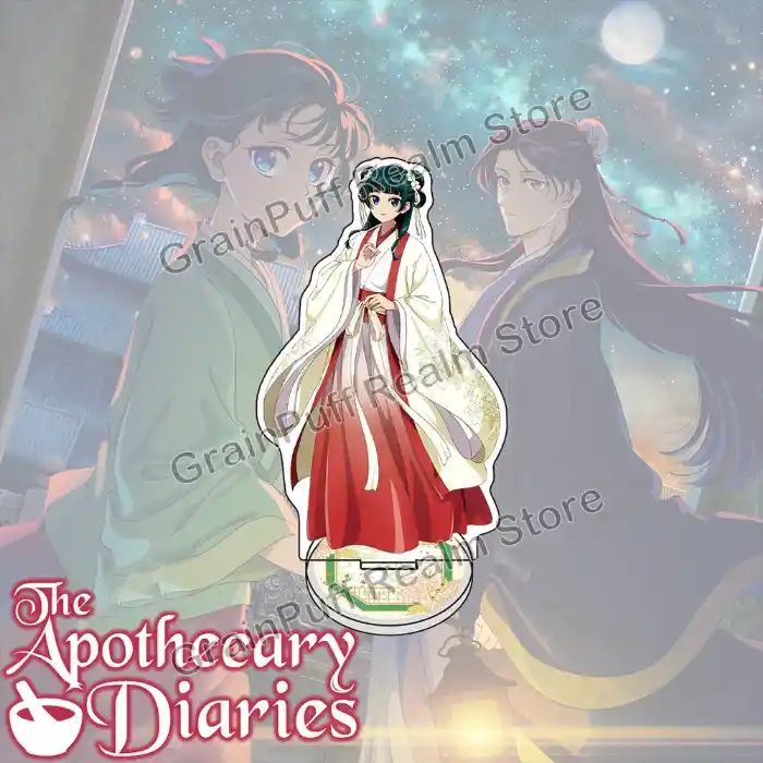 The Apothecary Diaries Anniversary Limited Edition – Maomao & Jinshi Acrylic Stand & Custom Charm Phone Personalized, Keychain, Mô Hình Đứng Standee Anime, In 2 Mặt, Cao 6cm, Trang Trí Decor Bàn Học, Balo 2 The Apothecary Diaries Anniversary Limited Edition – Maomao & Jinshi Acrylic Stand & Custom Charm Phone Personalized, Keychain, Mô Hình Đứng Standee Anime, In 2 Mặt, Cao 6cm, Trang Trí Decor Bàn Học, Balo - Ảnh 2