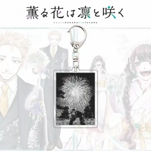 The Fragrant Flower Blooms With Dignity Anime Acrylic Stand Rintaro Tsumugi Kaoruko Waguri Custom Charm Phone Personalized, Keychain, Mô Hình Đứng Standee Anime, In 2 Mặt, Cao 6cm, Trang Trí Decor Bàn Học, Balo