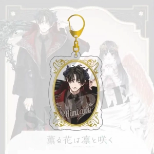 The Fragrant Flower Blooms With Dignity Angels And Demons Acrylic Stand & Keychain, Rintaro Custom Charm Phone Personalized, Keychain, Mô Hình Đứng Standee Anime, In 2 Mặt, Cao 6cm, Trang Trí Decor Bàn Học, Balo