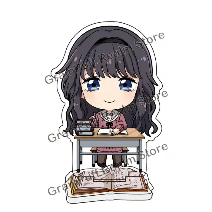 The Fragrant Flower Blooms With Dignity Acrylic Standee School Desk Sitting Pose Anime Custom Charm Phone Personalized, Keychain, Mô Hình Đứng Standee Anime, In 2 Mặt, Cao 6cm, Trang Trí Decor Bàn Học, Balo 3 The Fragrant Flower Blooms With Dignity Acrylic Standee School Desk Sitting Pose Anime Custom Charm Phone Personalized, Keychain, Mô Hình Đứng Standee Anime, In 2 Mặt, Cao 6cm, Trang Trí Decor Bàn Học, Balo - Ảnh 3