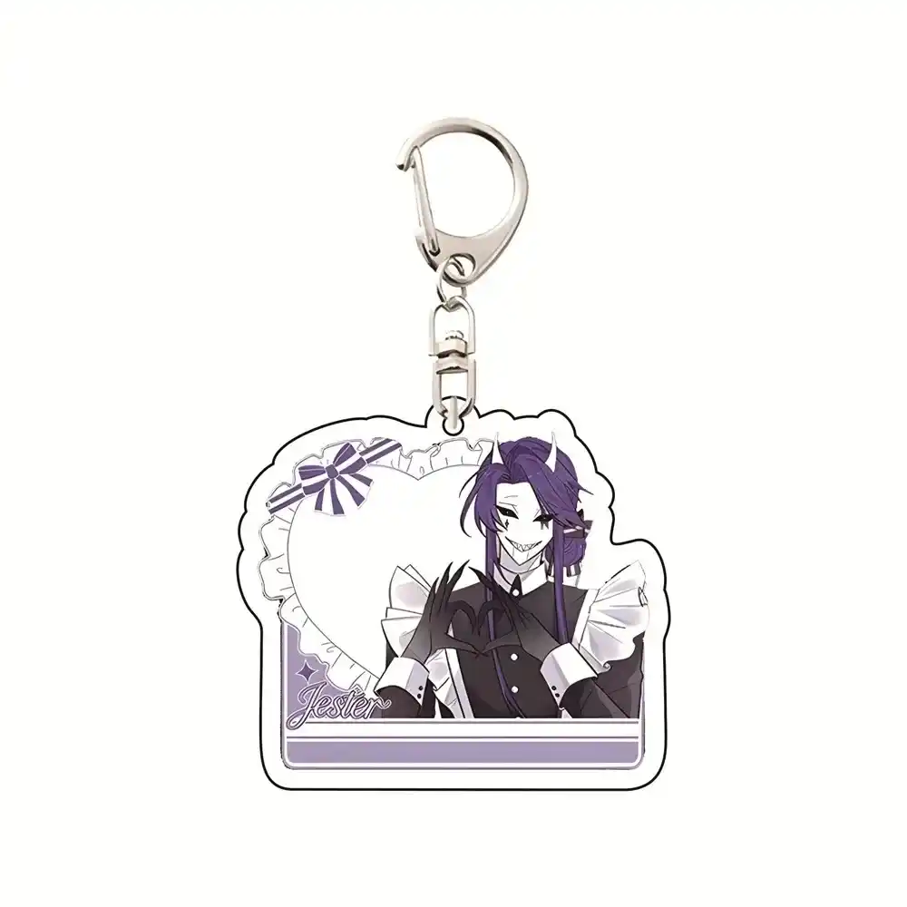 The Freak Circus Pierrot Harlequin Joker Cute Anime Acrylic Stand Keychain Clown Pendant Custom Charm Phone Personalized, Keychain, Mô Hình Đứng Standee Anime, In 2 Mặt, Cao 6cm, Trang Trí Decor Bàn Học, Balo 4 The Freak Circus Pierrot Harlequin Joker Cute Anime Acrylic Stand Keychain Clown Pendant Custom Charm Phone Personalized, Keychain, Mô Hình Đứng Standee Anime, In 2 Mặt, Cao 6cm, Trang Trí Decor Bàn Học, Balo - Ảnh 4