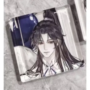 The Husky And His White Cat Shizun Anime Square Stand Acrylic Brick Chu Wanning Mo Ran Custom Charm Phone Personalized, Keychain, Mô Hình Đứng Standee Anime, In 2 Mặt, Cao 6cm, Trang Trí Decor Bàn Học, Balo