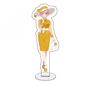 The Quintessential Quintuplets Ichika Nakano 1 Acrylic Stand Keychain Yellow Dress Anime Custom Charm Phone Personalized, Keychain, Mô Hình Đứng Standee Anime, In 2 Mặt, Cao 6cm, Trang Trí Decor Bàn Học, Balo