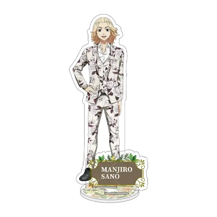 Tokyo Revengers 1 Floral Pattern Suit Acrylic Stand Keychain Mikey Draken Baji Mitsuya Custom Charm Phone Personalized, Keychain, Mô Hình Đứng Standee Anime, In 2 Mặt, Cao 6cm, Trang Trí Decor Bàn Học, Balo 2 Tokyo Revengers 1 Floral Pattern Suit Acrylic Stand Keychain Mikey Draken Baji Mitsuya Custom Charm Phone Personalized, Keychain, Mô Hình Đứng Standee Anime, In 2 Mặt, Cao 6cm, Trang Trí Decor Bàn Học, Balo - Ảnh 2