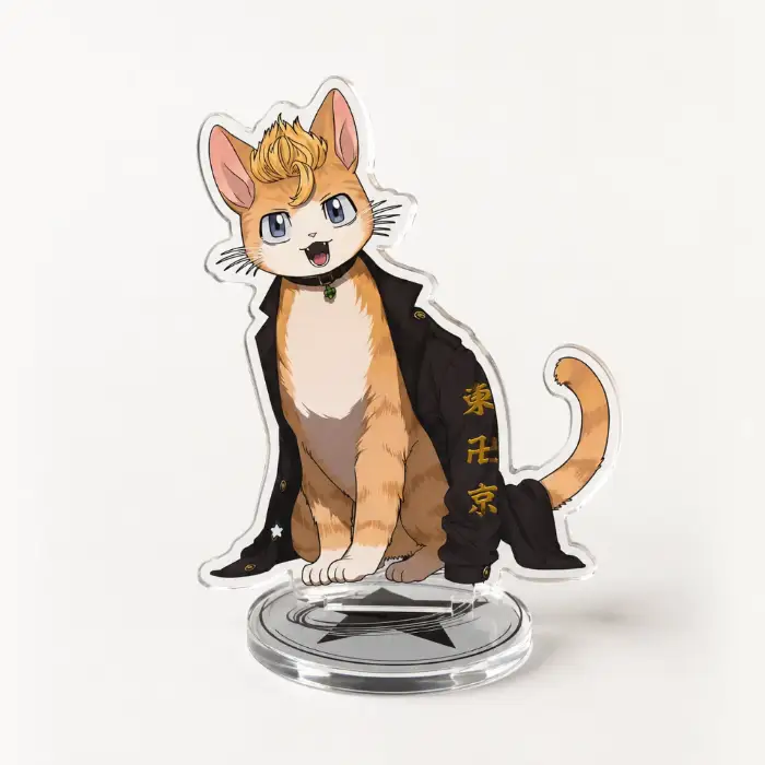 Tokyo Revengers Animal Cat Ver Acrylic Stand Cartoon Desktop Ornament Anime Collectible Fan Custom Charm Phone Personalized, Keychain, Mô Hình Đứng Standee Anime, In 2 Mặt, Cao 6cm, Trang Trí Decor Bàn Học, Balo 2 Tokyo Revengers Animal Cat Ver Acrylic Stand Cartoon Desktop Ornament Anime Collectible Fan Custom Charm Phone Personalized, Keychain, Mô Hình Đứng Standee Anime, In 2 Mặt, Cao 6cm, Trang Trí Decor Bàn Học, Balo - Ảnh 2
