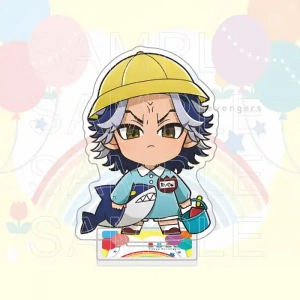 Tokyo Revengers Anime Acrylic Stand Figure - Cute Chibi Kindergarten Series - Mikey, Draken, Custom Charm Phone Personalized, Keychain, Mô Hình Đứng Standee Anime, In 2 Mặt, Cao 6cm, Trang Trí Decor Bàn Học, Balo