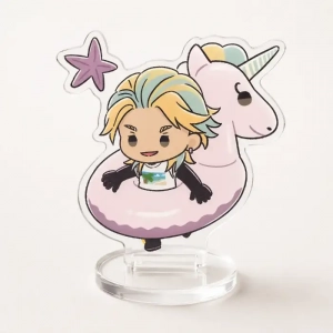 Tokyo Revengers Summer Swim Ring Q Version Acrylic Stand Model Plate Anime Character Desktop Custom Charm Phone Personalized, Keychain, Mô Hình Đứng Standee Anime, In 2 Mặt, Cao 6cm, Trang Trí Decor Bàn Học, Balo
