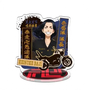 Tokyo Revengers Urban Gang Anime Acrylic Stand Chibi Boy Theme Desktop Decor Ornament Custom Charm Phone Personalized, Keychain, Mô Hình Đứng Standee Anime, In 2 Mặt, Cao 6cm, Trang Trí Decor Bàn Học, Balo