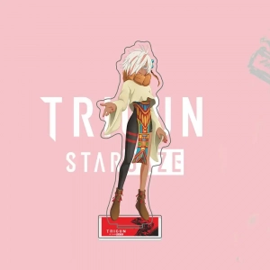 Trigun Stampede Acrylic Stand Keychain Vash The Stampede Nicholas D. Wolfwood Meryl Stryfe Custom Charm Phone Personalized, Keychain, Mô Hình Đứng Standee Anime, In 2 Mặt, Cao 6cm, Trang Trí Decor Bàn Học, Balo