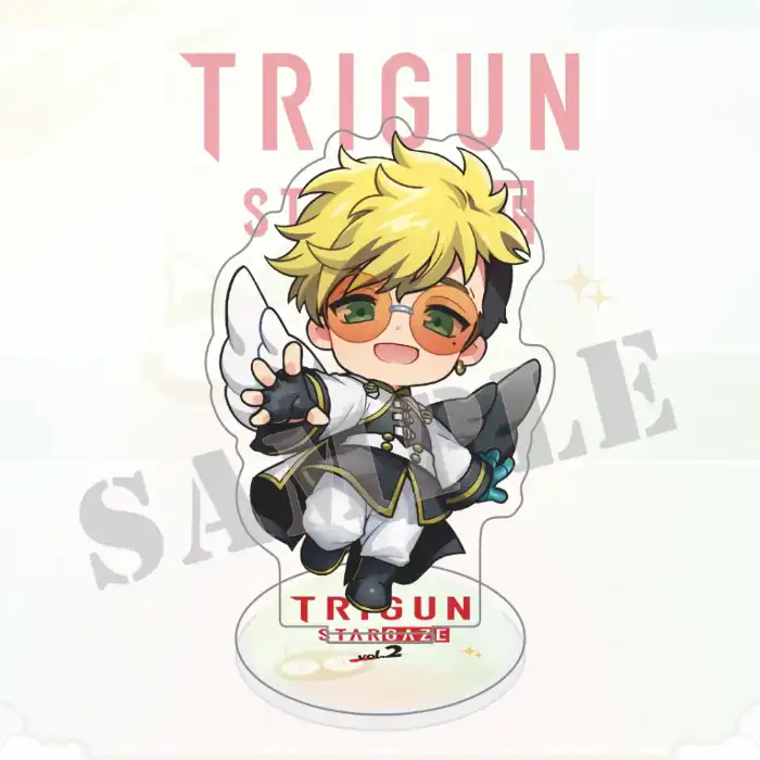 Trigun Stargaze Acrylic Stand, Vash Wolfwood Knives Chibi Figure Standee, Cute Space Sci-fi Custom Charm Phone Personalized, Keychain, Mô Hình Đứng Standee Anime, In 2 Mặt, Cao 6cm, Trang Trí Decor Bàn Học, Balo 2 Trigun Stargaze Acrylic Stand, Vash Wolfwood Knives Chibi Figure Standee, Cute Space Sci-fi Custom Charm Phone Personalized, Keychain, Mô Hình Đứng Standee Anime, In 2 Mặt, Cao 6cm, Trang Trí Decor Bàn Học, Balo - Ảnh 2