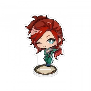 Twisted Wonderland Game Chibi Acrylic Keychain Stand Cute Full Character Desk Ornament Custom Charm Phone Personalized, Keychain, Mô Hình Đứng Standee Anime, In 2 Mặt, Cao 6cm, Trang Trí Decor Bàn Học, Balo