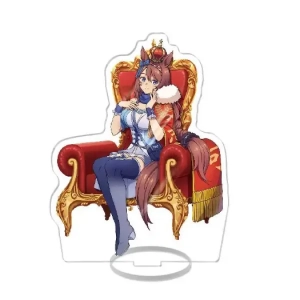 Umamusume Pretty Derby Acrylic Standee Race Horse Girl Character Desktop Collectible Gift For Custom Charm Phone Personalized, Keychain, Mô Hình Đứng Standee Anime, In 2 Mặt, Cao 6cm, Trang Trí Decor Bàn Học, Balo