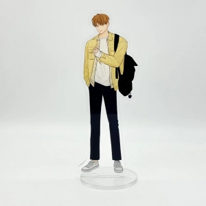 Uncanny Charm Korean Anime Acrylic Stand Card Keychain Badge Gift Box Set As Gift For Friend Custom Charm Phone Personalized, Keychain, Mô Hình Đứng Standee Anime, In 2 Mặt, Cao 6cm, Trang Trí Decor Bàn Học, Balo