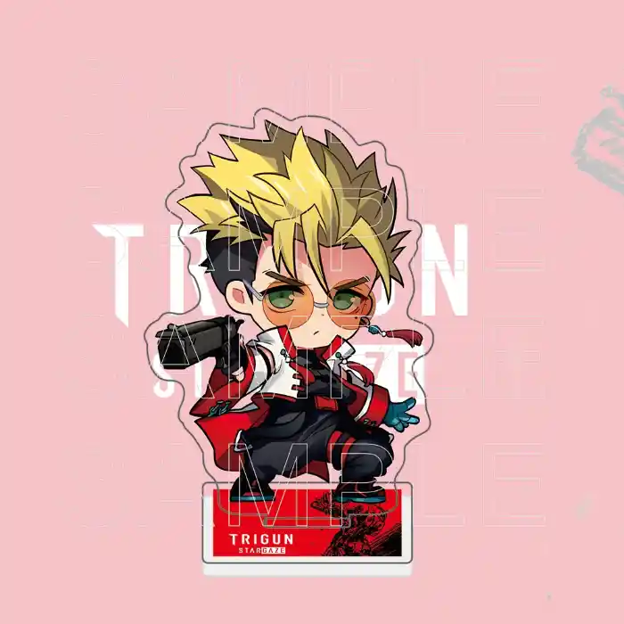 Vash The Stampede Wolfwood Acrylic Stand & Keychain, Trigun Stargaze Chibi Anime Figure Custom Charm Phone Personalized, Keychain, Mô Hình Đứng Standee Anime, In 2 Mặt, Cao 6cm, Trang Trí Decor Bàn Học, Balo 2 Vash The Stampede Wolfwood Acrylic Stand & Keychain, Trigun Stargaze Chibi Anime Figure Custom Charm Phone Personalized, Keychain, Mô Hình Đứng Standee Anime, In 2 Mặt, Cao 6cm, Trang Trí Decor Bàn Học, Balo - Ảnh 2
