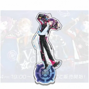 Voltaction 4th Anniversary 1 Acrylic Stand Keychain Cute Vtuber Group Decoration Gifts Custom Charm Phone Personalized, Keychain, Mô Hình Đứng Standee Anime, In 2 Mặt, Cao 6cm, Trang Trí Decor Bàn Học, Balo
