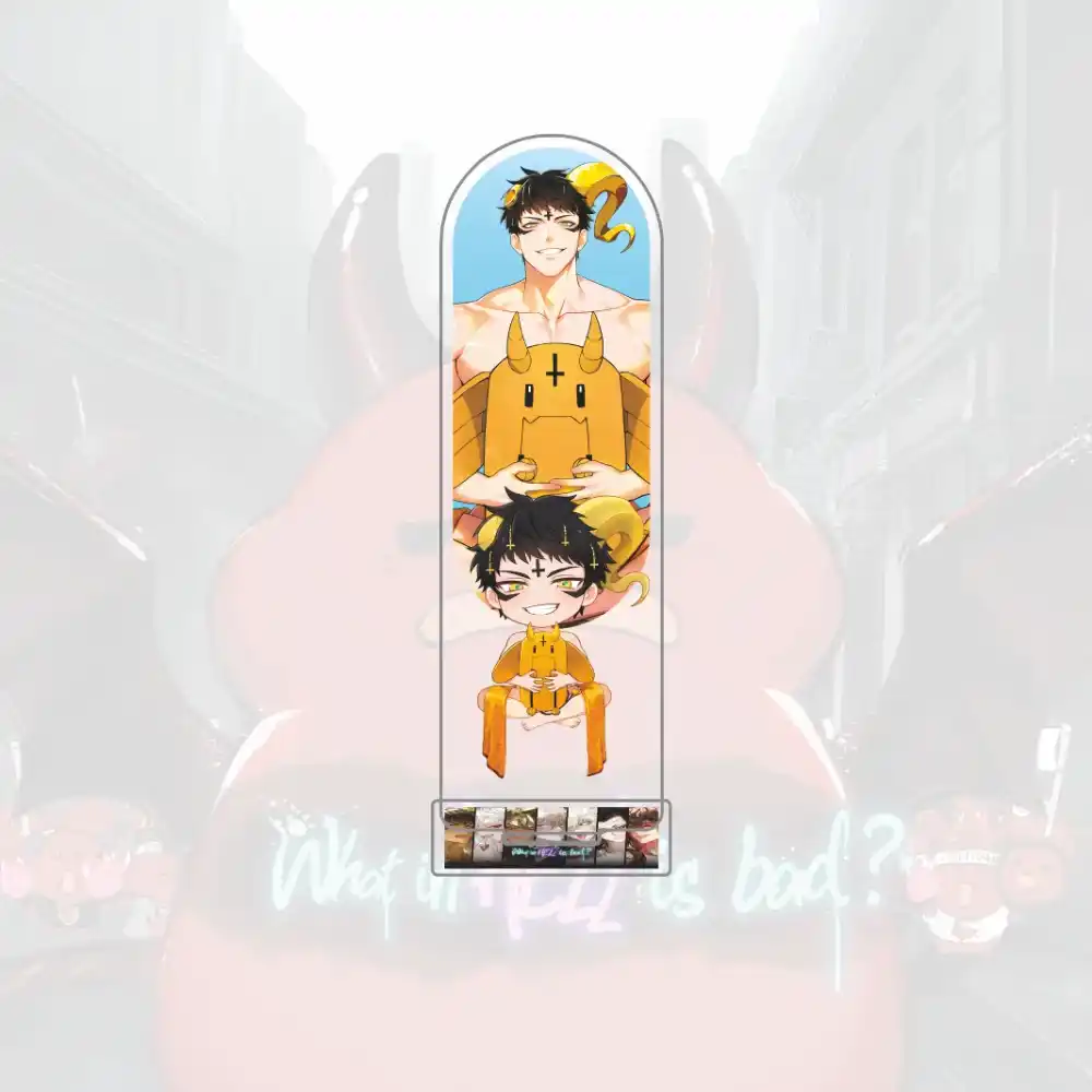 What In Hell Is Bad Acrylic Stand, Mammon Satan Beelzebub Figure Standee, Dark Otome Demon Custom Charm Phone Personalized, Keychain, Mô Hình Đứng Standee Anime, In 2 Mặt, Cao 6cm, Trang Trí Decor Bàn Học, Balo 6 What In Hell Is Bad Acrylic Stand, Mammon Satan Beelzebub Figure Standee, Dark Otome Demon Custom Charm Phone Personalized, Keychain, Mô Hình Đứng Standee Anime, In 2 Mặt, Cao 6cm, Trang Trí Decor Bàn Học, Balo - Ảnh 6