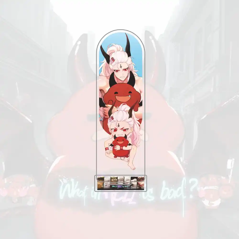 What In Hell Is Bad Acrylic Stand, Mammon Satan Beelzebub Figure Standee, Dark Otome Demon Custom Charm Phone Personalized, Keychain, Mô Hình Đứng Standee Anime, In 2 Mặt, Cao 6cm, Trang Trí Decor Bàn Học, Balo 7 What In Hell Is Bad Acrylic Stand, Mammon Satan Beelzebub Figure Standee, Dark Otome Demon Custom Charm Phone Personalized, Keychain, Mô Hình Đứng Standee Anime, In 2 Mặt, Cao 6cm, Trang Trí Decor Bàn Học, Balo - Ảnh 7