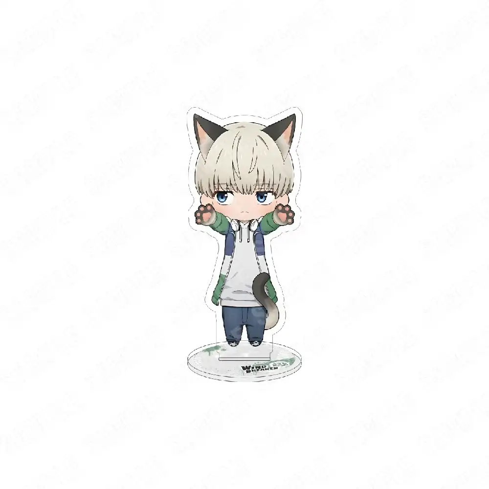 Wind Breaker Chibi Cat Ear Acrylic Stand Keychain Hd Print Haruka Sakura Desktop Custom Charm Phone Personalized, Keychain, Mô Hình Đứng Standee Anime, In 2 Mặt, Cao 6cm, Trang Trí Decor Bàn Học, Balo 2 Wind Breaker Chibi Cat Ear Acrylic Stand Keychain Hd Print Haruka Sakura Desktop Custom Charm Phone Personalized, Keychain, Mô Hình Đứng Standee Anime, In 2 Mặt, Cao 6cm, Trang Trí Decor Bàn Học, Balo - Ảnh 2