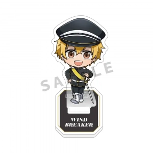 Wind Breaker Sakura Haruka Acrylic Stand Keychain Q Ver Military Uniform Desk Display Custom Charm Phone Personalized, Keychain, Mô Hình Đứng Standee Anime, In 2 Mặt, Cao 6cm, Trang Trí Decor Bàn Học, Balo