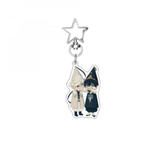 Witch Hat Atelier Qifrey Olruggio Cute Anime Acrylic Stand Cute Bag Charm Car Keychain Custom Charm Phone Personalized, Keychain, Mô Hình Đứng Standee Anime,  In 2 Mặt, Cao 6cm, Trang Trí Decor Bàn Học, Balo