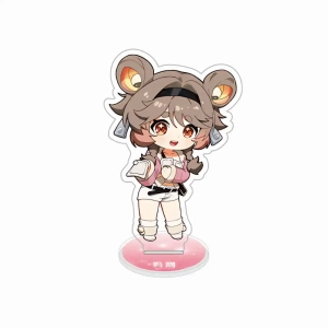Wuthering Waves Jinhsi Gallery Figure Stand Model Plate Key Ring Changli Acrylic Standing Custom Charm Phone Personalized, Keychain, Mô Hình Đứng Standee Anime,  In 2 Mặt, Cao 6cm, Trang Trí Decor Bàn Học, Balo