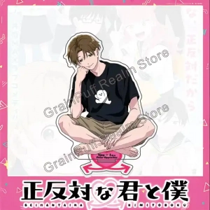 You And I Are Polar Opposites Acrylic Standee – Anime Style Character Display Figure Clear Custom Charm Phone Personalized, Keychain, Mô Hình Đứng Standee Anime, In 2 Mặt, Cao 6cm, Trang Trí Decor Bàn Học, Balo