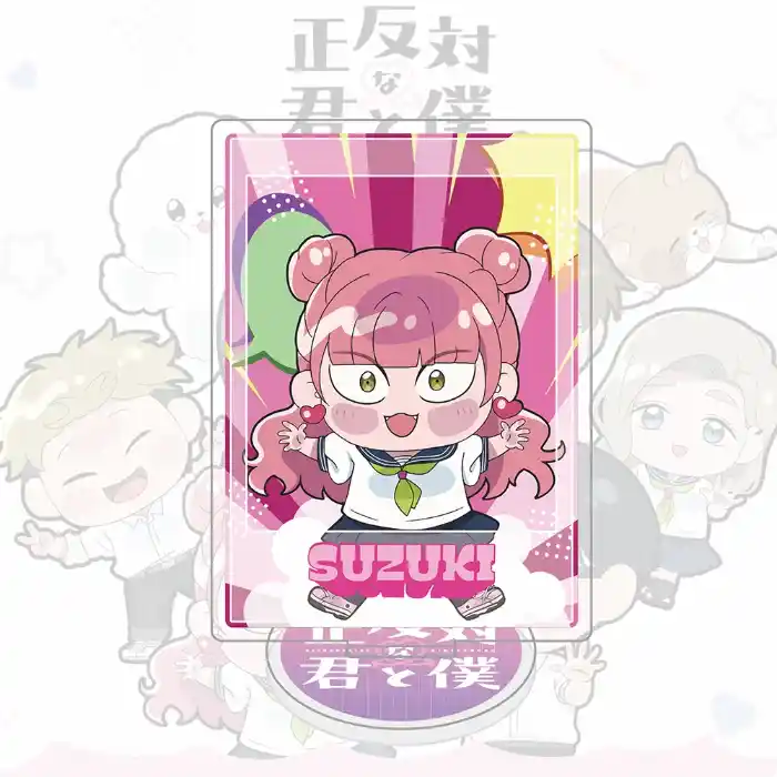 You And I Are Polar Opposites Acrylic Stand Keychain Suzuki & Tani Anime Desktop Display, Custom Charm Phone Personalized, Keychain, Mô Hình Đứng Standee Anime, In 2 Mặt, Cao 6cm, Trang Trí Decor Bàn Học, Balo 2 You And I Are Polar Opposites Acrylic Stand Keychain Suzuki & Tani Anime Desktop Display, Custom Charm Phone Personalized, Keychain, Mô Hình Đứng Standee Anime, In 2 Mặt, Cao 6cm, Trang Trí Decor Bàn Học, Balo - Ảnh 2