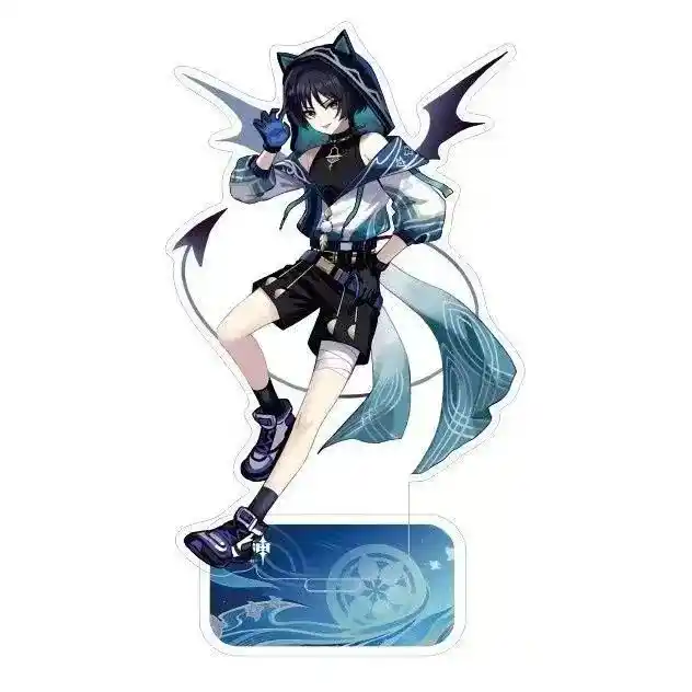 Yuanshen Bat Style Wanderer Figurine Acrylic Stand Zombie-themed Wanderer Standing Plate Toys Custom Charm Phone Personalized, Keychain, Mô Hình Đứng Standee Anime, In 2 Mặt, Cao 6cm, Trang Trí Decor Bàn Học, Balo 2 Yuanshen Bat Style Wanderer Figurine Acrylic Stand Zombie-themed Wanderer Standing Plate Toys Custom Charm Phone Personalized, Keychain, Mô Hình Đứng Standee Anime, In 2 Mặt, Cao 6cm, Trang Trí Decor Bàn Học, Balo - Ảnh 2
