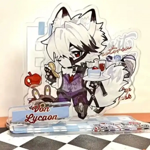 Zenless Zone Zero Ellen Joe Lycaon Acrylic Figure Stand Model Plate Diy Desk Decor Standing Custom Charm Phone Personalized, Keychain, Mô Hình Đứng Standee Anime,  In 2 Mặt, Cao 6cm, Trang Trí Decor Bàn Học, Balo