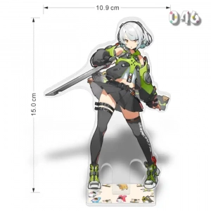 Zzz Anime Game Acrylic Stand – Zenless Zone Zero Character Figure Plate Holder Desk Display Custom Charm Phone Personalized, Keychain, Mô Hình Đứng Standee Anime, In 2 Mặt, Cao 6cm, Trang Trí Decor Bàn Học, Balo