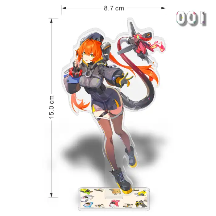 Zzz Anime Game Acrylic Stand – Zenless Zone Zero Character Figure Plate Holder Desk Display Custom Charm Phone Personalized, Keychain, Mô Hình Đứng Standee Anime, In 2 Mặt, Cao 6cm, Trang Trí Decor Bàn Học, Balo 2 Zzz Anime Game Acrylic Stand – Zenless Zone Zero Character Figure Plate Holder Desk Display Custom Charm Phone Personalized, Keychain, Mô Hình Đứng Standee Anime, In 2 Mặt, Cao 6cm, Trang Trí Decor Bàn Học, Balo - Ảnh 2